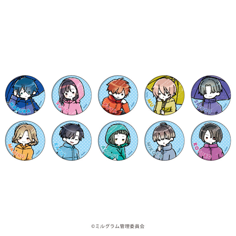 MILGRAM』缶バッジ04/梅雨ver. BOX(全10種)(グラフアートイラスト 