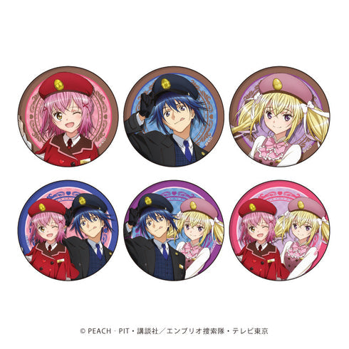 『しゅごキャラ!』缶バッジ01/クラシカル駅員風衣装ver. ブラインド(全6種)(描き下ろしイラスト)【BOX】【202607再販】