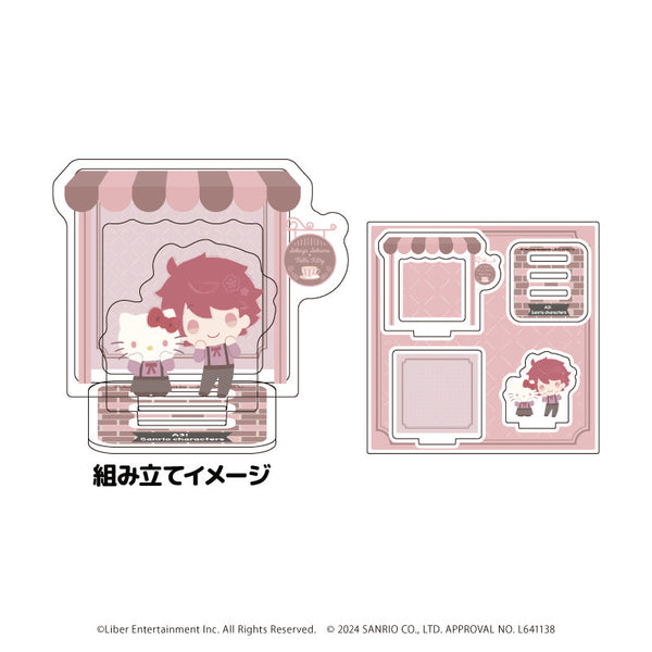 『A3!×Sanrio characters』アクリルスタンドプレート01/佐久間 咲也×ハローキティ(ミニキャライラスト)