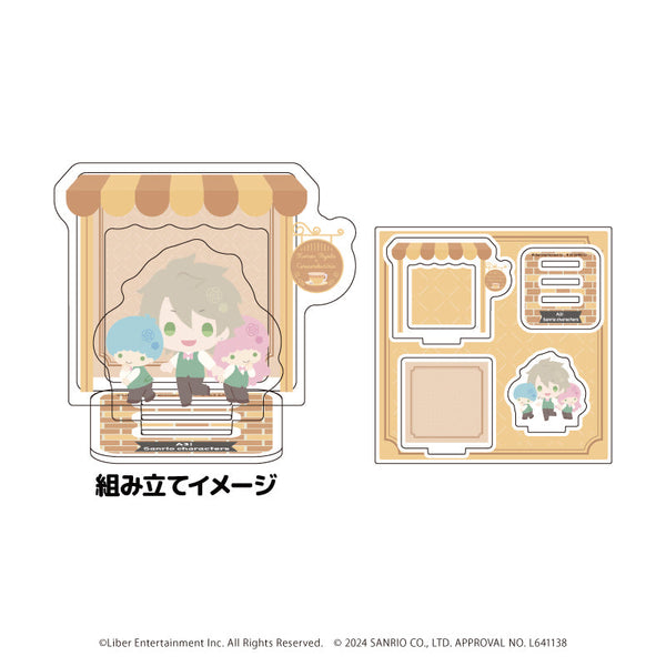 『A3!×Sanrio characters』アクリルスタンドプレート11/三好 一成×リトルツインスターズ(ミニキャライラスト)
