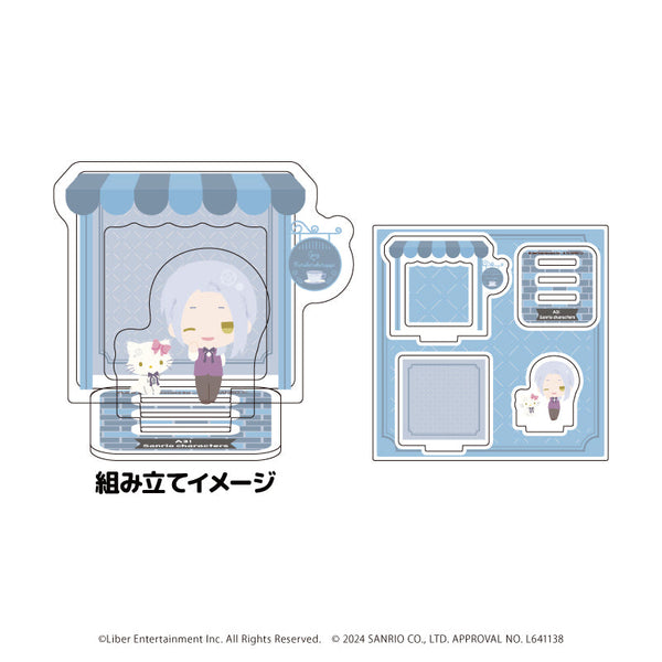 『A3!×Sanrio characters』アクリルスタンドプレート23/雪白 東×チャーミーキティ(ミニキャライラスト)
