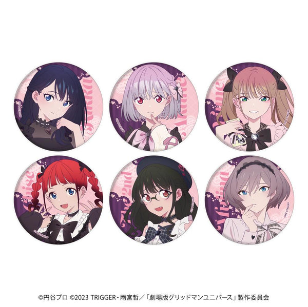 『グリッドマンユニバース』缶バッジ15/ダークガーリーファッションver. BOX(全6種)(描き下ろしイラスト)
