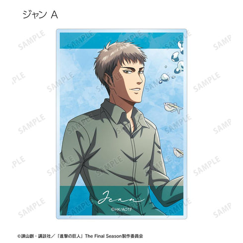 『進撃の巨人』描き下ろしイラスト 水中浮遊ver. トレーディングアクリルカード(単位/BOX)【202512再販】