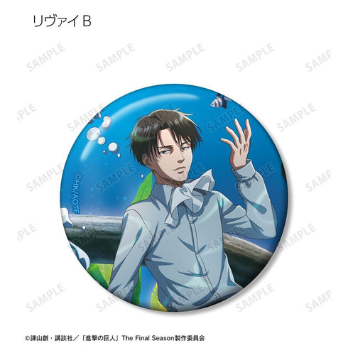 『進撃の巨人』描き下ろしイラスト 水中浮遊ver. トレーディング缶バッジ(単位/BOX)【202604再販】