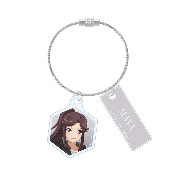 『少女☆歌劇 レヴュースタァライト』アニメ放送5周年記念 描き下ろし 天堂 真矢 SNOW QUEENver. 2連ワイヤーアクリルキーホルダー【202601再販】