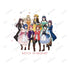 『少女☆歌劇 レヴュースタァライト』アニメ放送5周年記念 描き下ろし 集合 SNOW QUEENver. バックプリントジップパーカーレディース【202609再販】