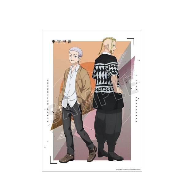 《东京复仇者》全新绘制插画 龙宫寺坚&三谷隆 2005年版 A3哑光处理海报【202608再版】