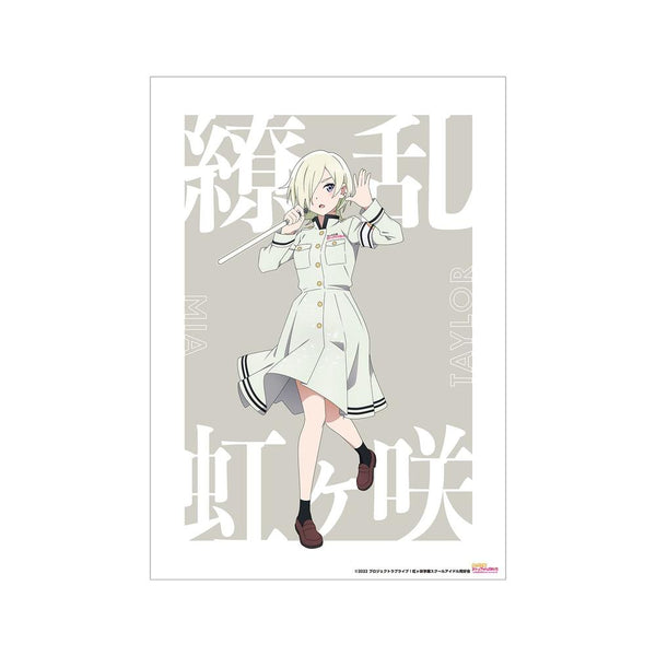 『ラブライブ!虹ヶ咲学園スクールアイドル同好会』描き下ろしイラスト ミア・テイラー 繚乱!ビクトリーロードver. A3マット加工ポスター【202605再販】