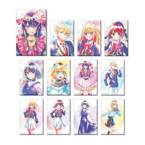 《【我最爱的孩子】》收藏卡 Ani-Art aqua label 方形徽章(单位/盒)【202608 再版】