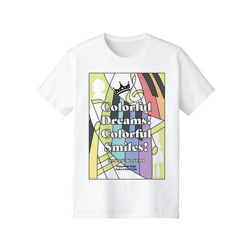 『ラブライブ!虹ヶ咲学園スクールアイドル同好会』中須 かすみ Colorful Dreams! Colorful Smiles! 楽曲イメージTシャツメンズ【202503再販】