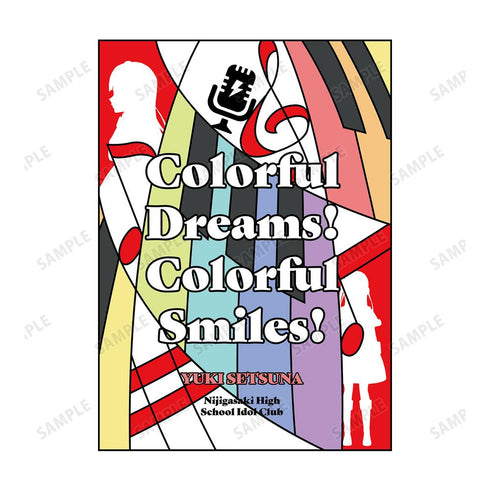 『ラブライブ!虹ヶ咲学園スクールアイドル同好会』優木 せつ菜 Colorful Dreams! Colorful Smiles! 楽曲イメージTシャツレディース【202503再販】