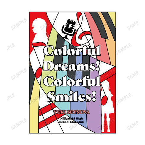 『ラブライブ!虹ヶ咲学園スクールアイドル同好会』優木 せつ菜 Colorful Dreams! Colorful Smiles! 楽曲イメージTシャツレディース【202406再販】