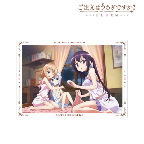 『ご注文はうさぎですか? BLOOM』ココア&チノ&リゼ A3マット加工ポスター ver.A【202406再販】