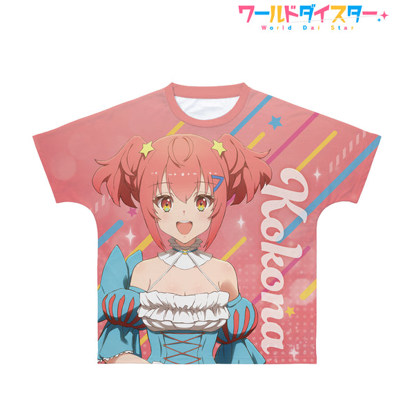 TVアニメ『ワールドダイスター』 鳳 ここな フルグラフィックTシャツユニセックス