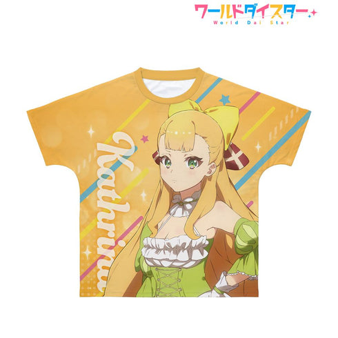 『ワールドダイスター』カトリナ・グリーベル フルグラフィックTシャツユニセックス【202407再販】