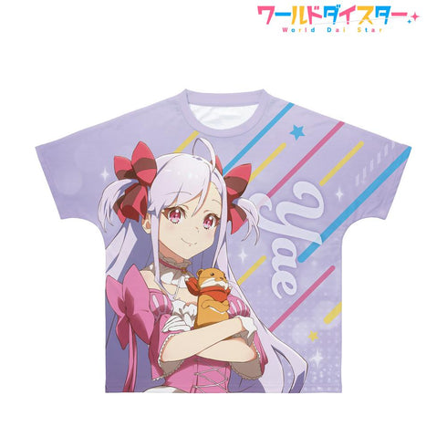 『ワールドダイスター』新妻八恵 フルグラフィックTシャツユニセックス【202501再販】