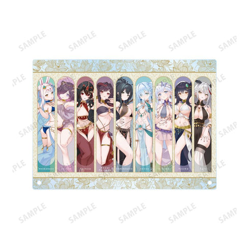 『アズールレーン』描き起こしイラスト 集合 踊り子ver. A4アクリルパネル【202408再販】