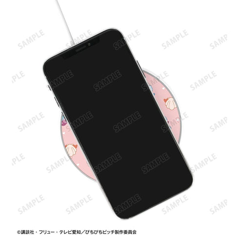 『ぴちぴちピッチ』モチーフ柄 サークル型Qi対応充電器【202606再販】