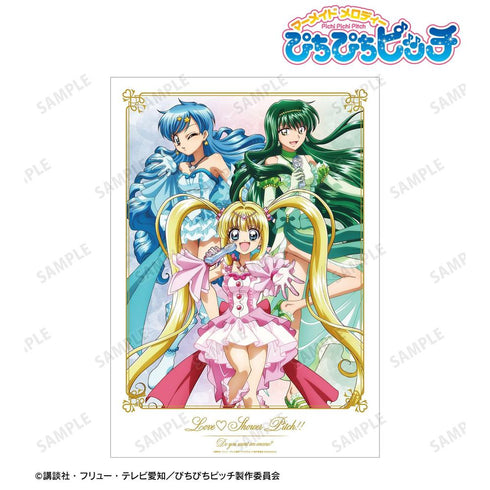 『ぴちぴちピッチ』描き下ろしイラスト 集合 20th Anniversary ver. A3マット加工ポスター【202606再販】