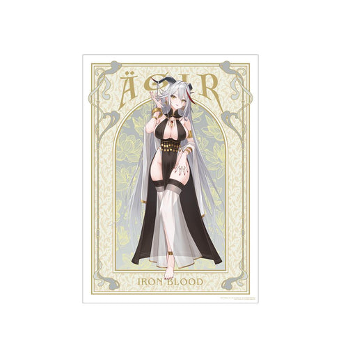 『アズールレーン』描き起こしイラスト エーギル 踊り子ver. A3マット加工ポスター