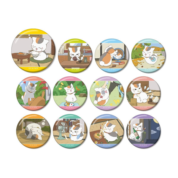 《夏目友人帐》全新绘制插画 喵老师的一天版 收藏徽章(单位/盒)【202609再版】