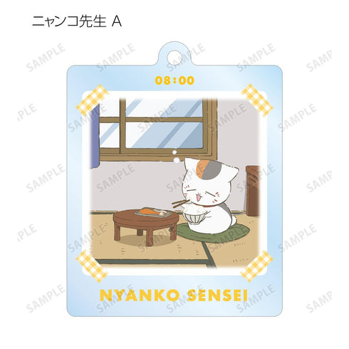 『夏目友人帳』描き下ろしイラスト ニャンコ先生の1日ver. トレーディングアクリルキーホルダー(単位/BOX)【202602再販】