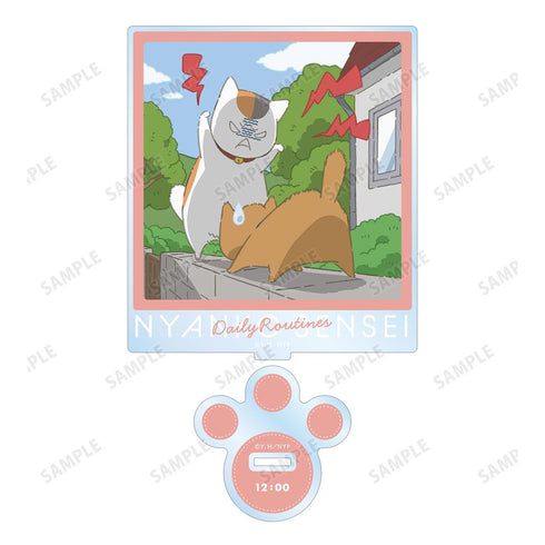『夏目友人帳』描き下ろしイラスト 12時のニャンコ先生 ニャンコ先生の1日ver. BIGアクリルスタンド【202602再販】