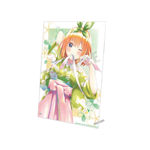 『五等分の花嫁』描き下ろしイラスト 中野四葉 桜和装ver. Ani-Art aqua label A4アクリルパネル【202501再販】