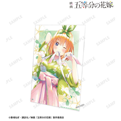 『五等分の花嫁』描き下ろしイラスト 中野四葉 桜和装ver. Ani-Art aqua label A4アクリルパネル【202501再販】