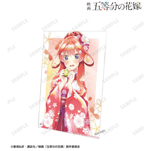 『五等分の花嫁』描き下ろしイラスト 中野五月 桜和装ver. Ani-Art aqua label A4アクリルパネル【202501再販】