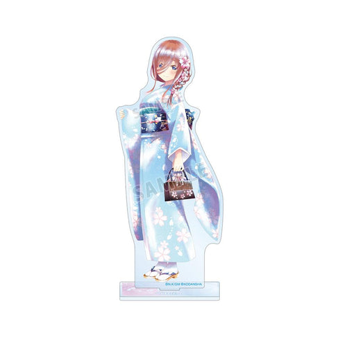 『五等分の花嫁』描き下ろしイラスト 中野三玖 桜和装ver. Ani-Art aqua label BIGアクリルスタンド【202501再販】