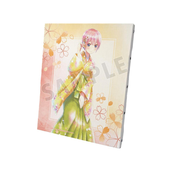 『五等分の花嫁』描き下ろしイラスト 中野一花 桜和装ver. Ani-Art aqua label キャンバスボード【202501再販】