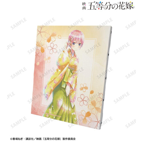 『五等分の花嫁』描き下ろしイラスト 中野一花 桜和装ver. Ani-Art aqua label キャンバスボード【202501再販】