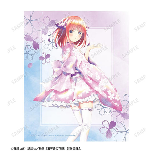 『五等分の花嫁』描き下ろしイラスト 中野二乃 桜和装ver. Ani-Art aqua label キャンバスボード【202501再販】