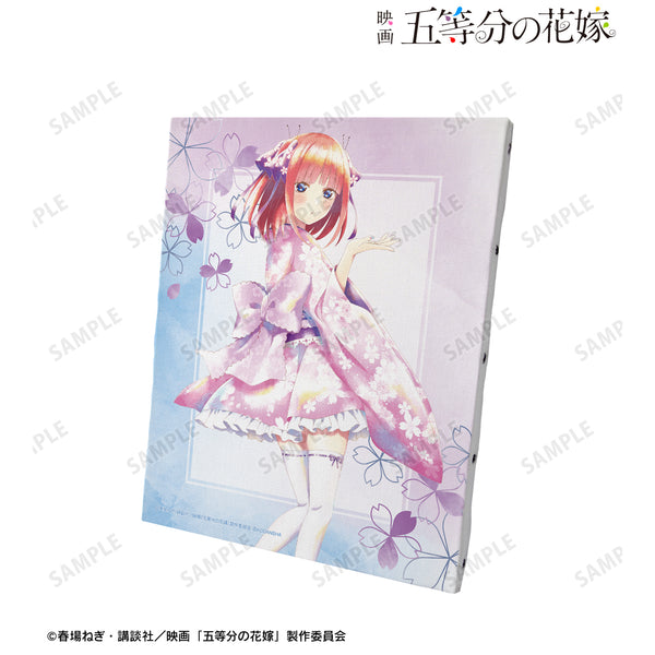 『映画 五等分の花嫁』描き下ろしイラスト 中野二乃 桜和装ver. Ani-Art aqua label キャンバスボード