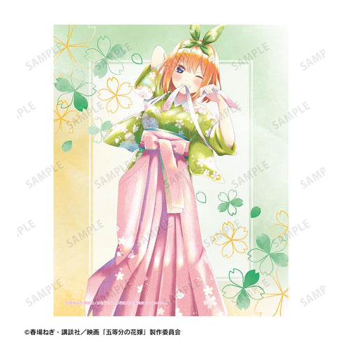 『五等分の花嫁』描き下ろしイラスト 中野四葉 桜和装ver. Ani-Art aqua label キャンバスボード【202501再販】