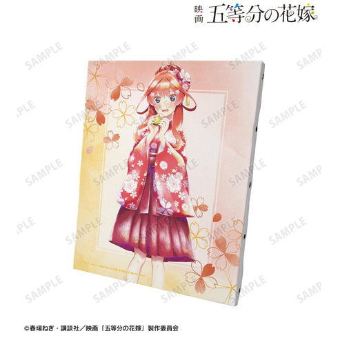 『五等分の花嫁』描き下ろしイラスト 中野五月 桜和装ver. Ani-Art aqua label キャンバスボード【202501再販】