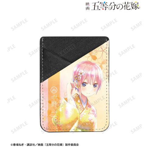 『映画 五等分の花嫁』描き下ろしイラスト 中野一花 桜和装ver. Ani-Art aqua label スマホカードポケット