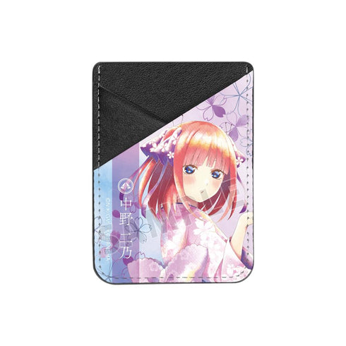 『五等分の花嫁』描き下ろしイラスト 中野二乃 桜和装ver. Ani-Art aqua label スマホカードポケット【202501再販】
