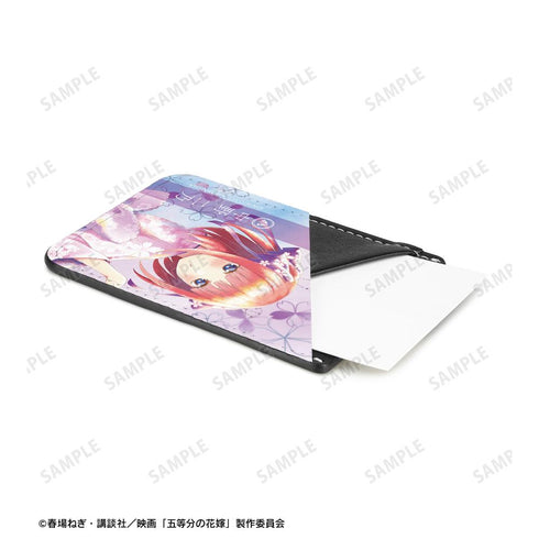 『五等分の花嫁』描き下ろしイラスト 中野二乃 桜和装ver. Ani-Art aqua label スマホカードポケット【202501再販】
