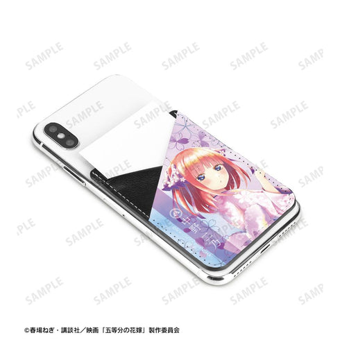 『五等分の花嫁』描き下ろしイラスト 中野二乃 桜和装ver. Ani-Art aqua label スマホカードポケット【202501再販】