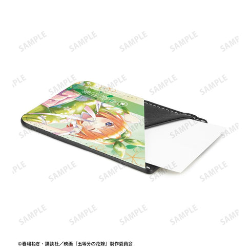 『五等分の花嫁』描き下ろしイラスト 中野四葉 桜和装ver. Ani-Art aqua label スマホカードポケット【202501再販】