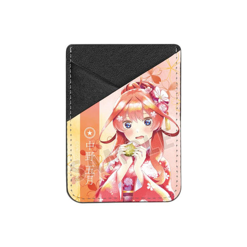 『五等分の花嫁』描き下ろしイラスト 中野五月 桜和装ver. Ani-Art aqua label スマホカードポケット【202501再販】