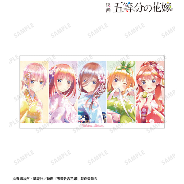 『映画 五等分の花嫁』描き下ろしイラスト 集合 桜和装ver. Ani-Art aqua label バスタオル