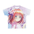 『五等分の花嫁』描き下ろしイラスト 中野二乃 桜和装ver. Ani-Art aqua label フルグラフィックTシャツユニセックス【202501再販】