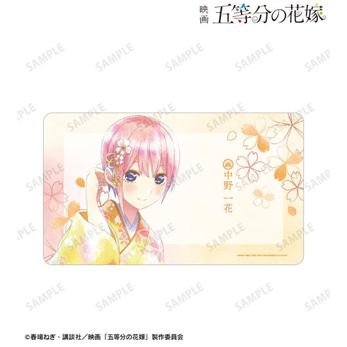 『五等分の花嫁』描き下ろしイラスト 中野一花 桜和装ver. Ani-Art aqua label マルチデスクマット【202501再販】