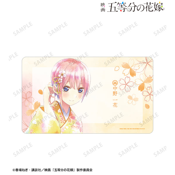 『映画 五等分の花嫁』描き下ろしイラスト 中野一花 桜和装ver. Ani-Art aqua label マルチデスクマット