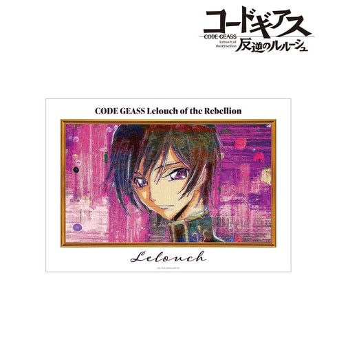 『コードギアス 反逆のルルーシュ』ルルーシュ grunge CANVAS A3マット加工ポスター ver.B【202511再販】