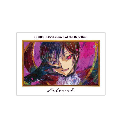 『コードギアス 反逆のルルーシュ』ルルーシュ grunge CANVAS A3マット加工ポスター ver.D【202511再販】