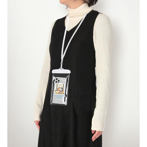 『夏目友人帳』描き下ろしイラスト 10時のニャンコ先生 ニャンコ先生の1日ver. 防水マルチケース【202602再販】